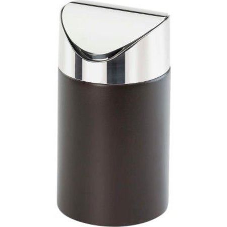 Cal Mil Plastics Cal-Mil 1717-96 Midnight Countertop Trash Bin 5"W x 5"D x 7"H 1717-96